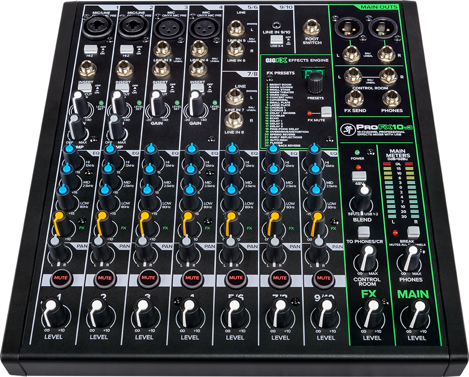 Mackie ProFX10v3 USB Mixer - New