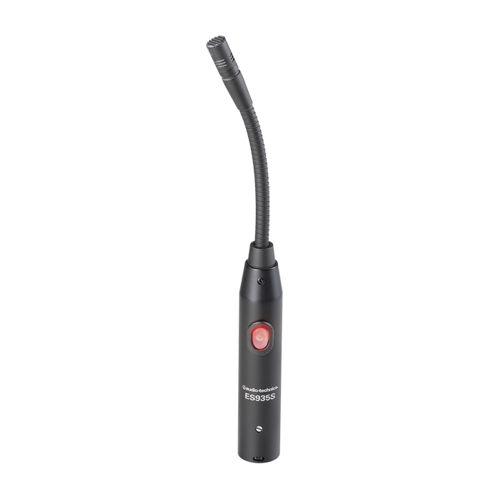 Audio-Technica ES935SH6 Hypercardioid Condenser Gooseneck Microphone with Lighting Mute Switch