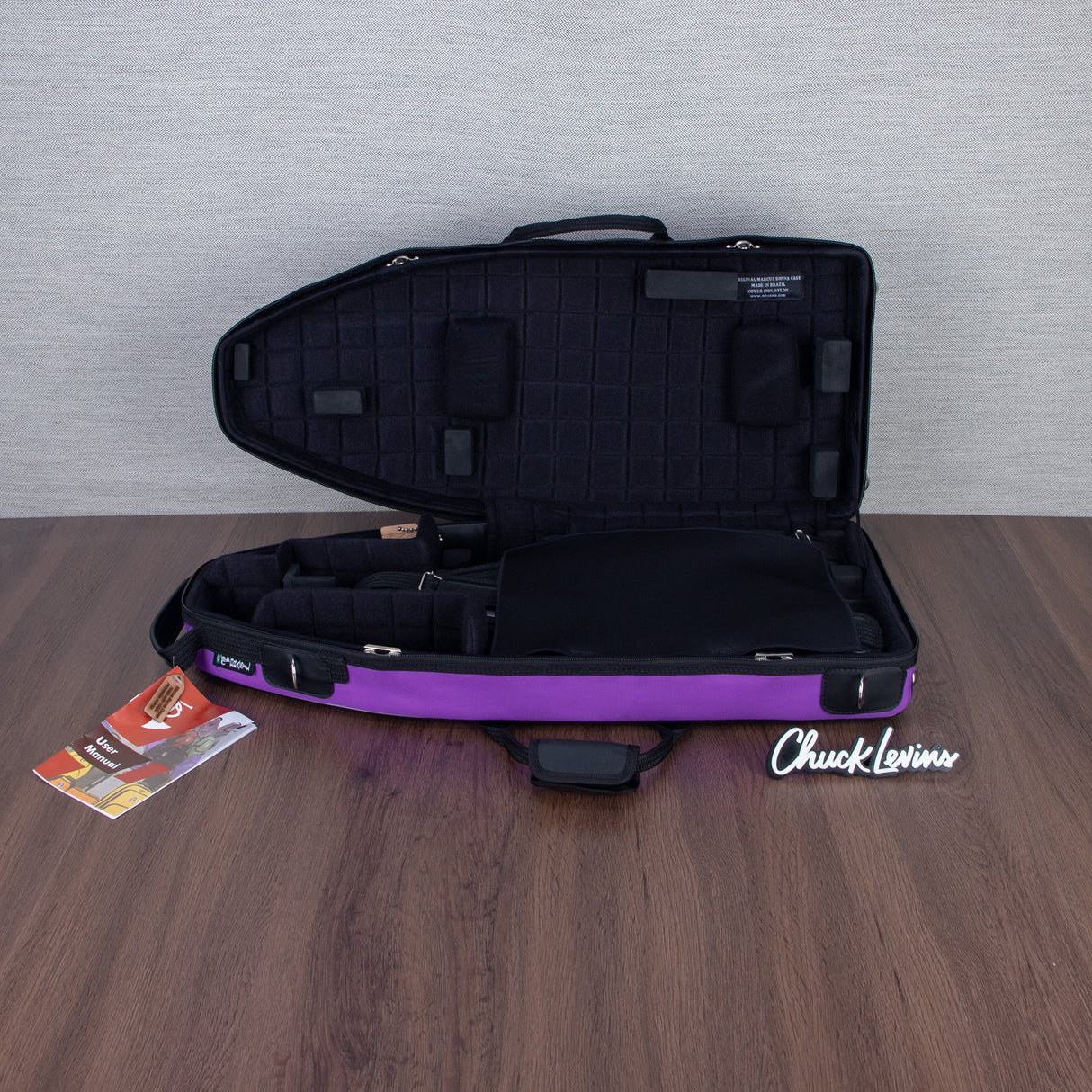 Marcus Bonna Nylon Bassoon Case with Rain Cover - Purple