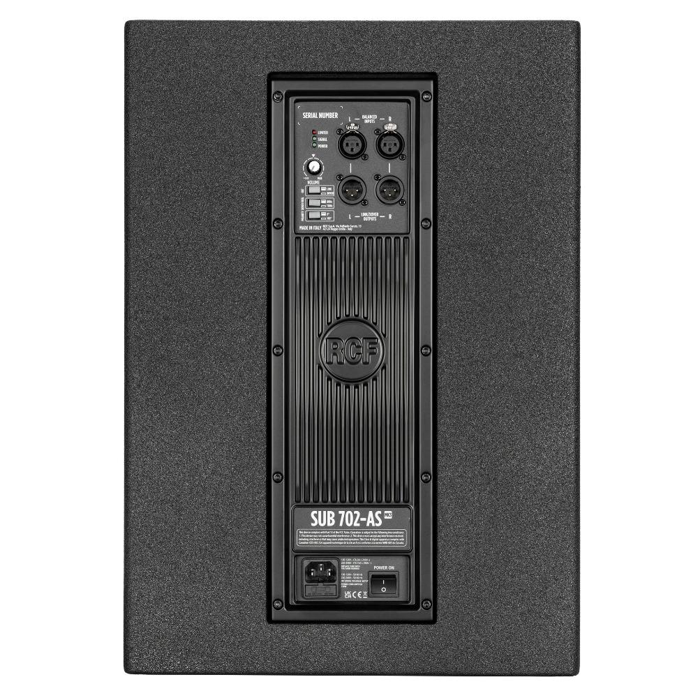 RCF SUB-702AS MK3 12-Inch 1400-Watt Active Subwoofer