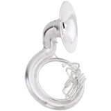 King 2350 Series Bb Sousaphone - Satin Silver-Plated