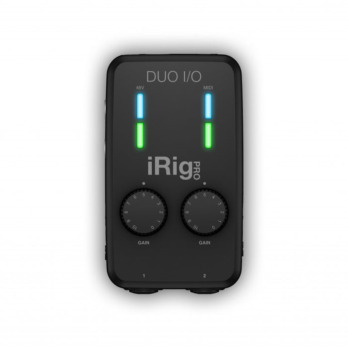 IK Multimedia iRig Pro Duo I/O - Mobile 2-Channel Audio/MIDI Interface - New