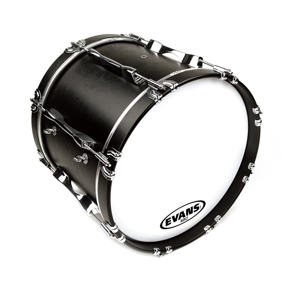 Evans 30" MX2 White Marching Bass Drum Head