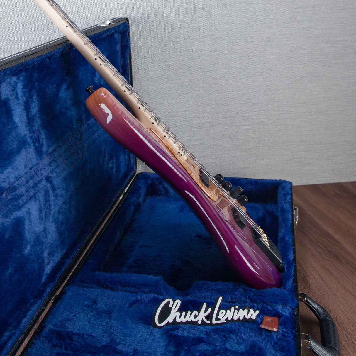 Brubaker Custom Shop NBS-4 Headless Electric Bass Guitar - Purple Haze - #033-24