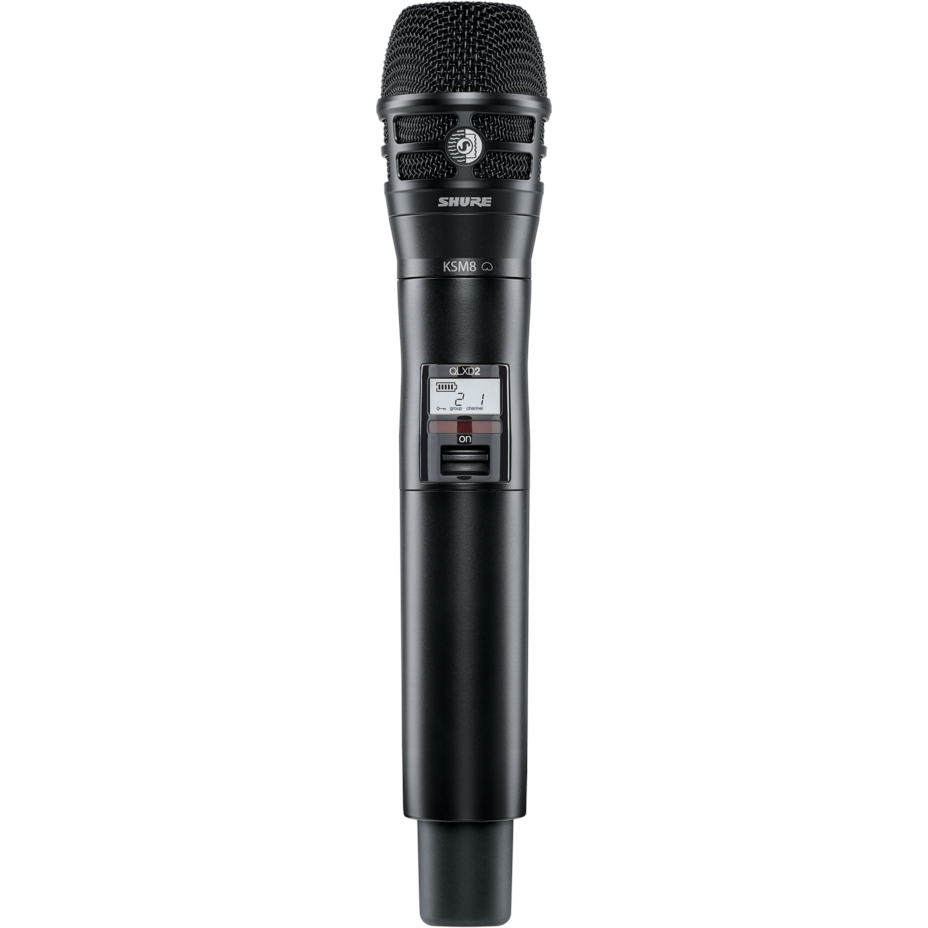 Shure QLXD2/K8B Handheld Wireless Transmitter - G50 Band - Mint, Open Box