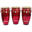 Toca Eric Velez 3-Piece Signature Series Conga Set - Rojo Arandano