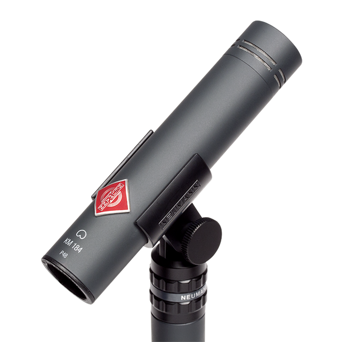 Neumann KM 184 Small Diaphragm Cardioid Condenser Microphone With SG 21 Mount & WNS100 Windscreen - Black