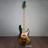 Brubaker JXB BM-4 4-String Electric Bass - Green Jungle Candy - New