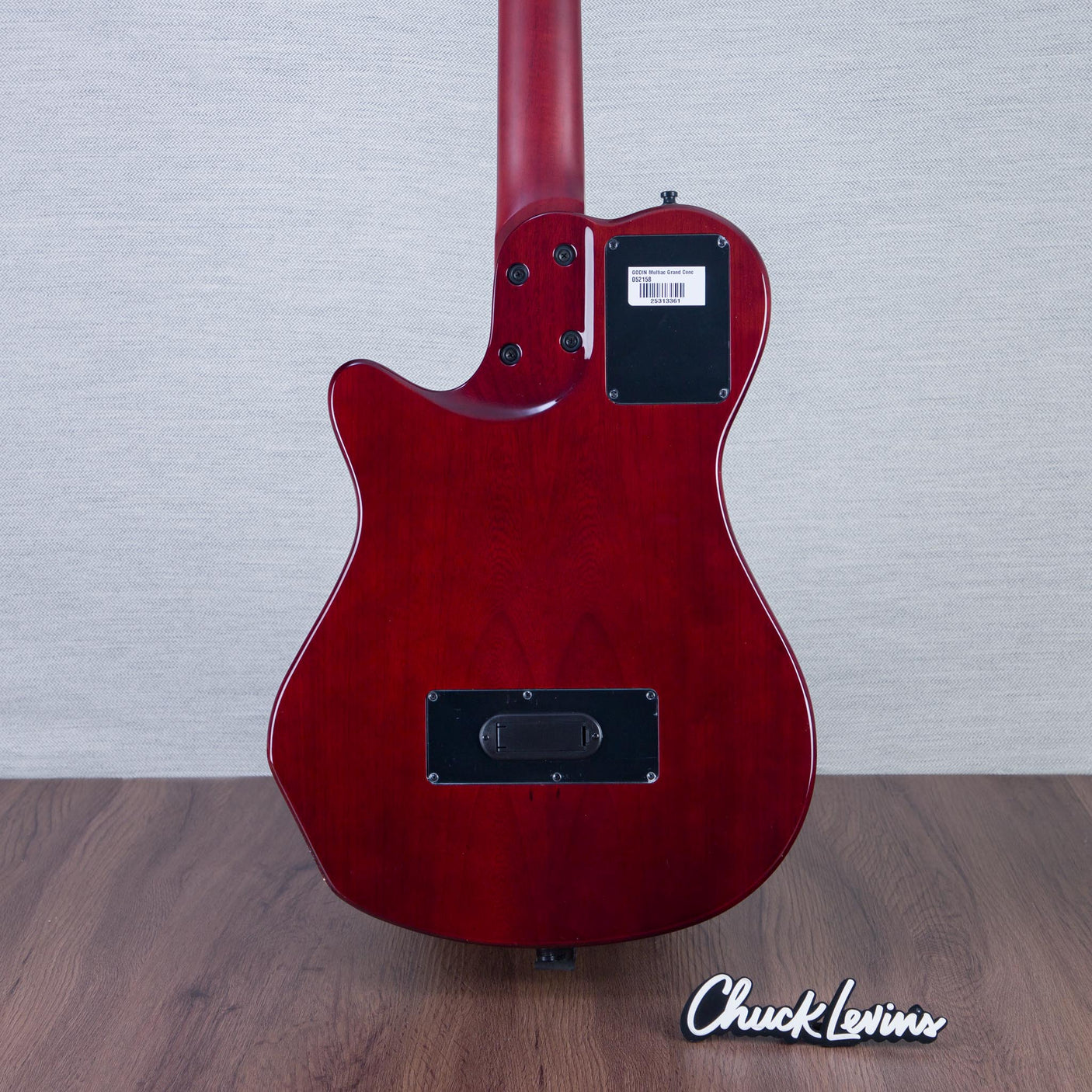 Godin MultiAc Grand Concert SA Nylon String Acoustic-Electric Guitar - Trans Black - CHUCKSCLUSIVE - #25313361