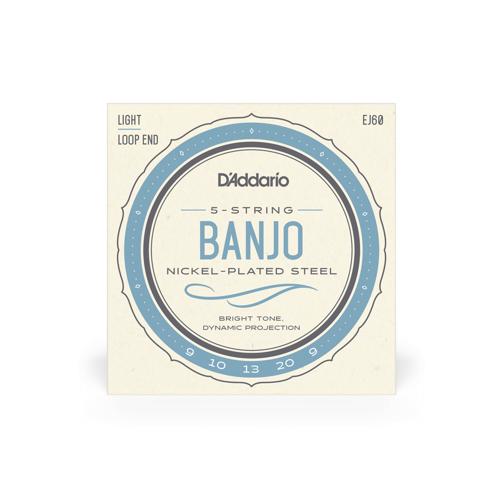 D'Addario EJ60 5 String Light Banjo Strings