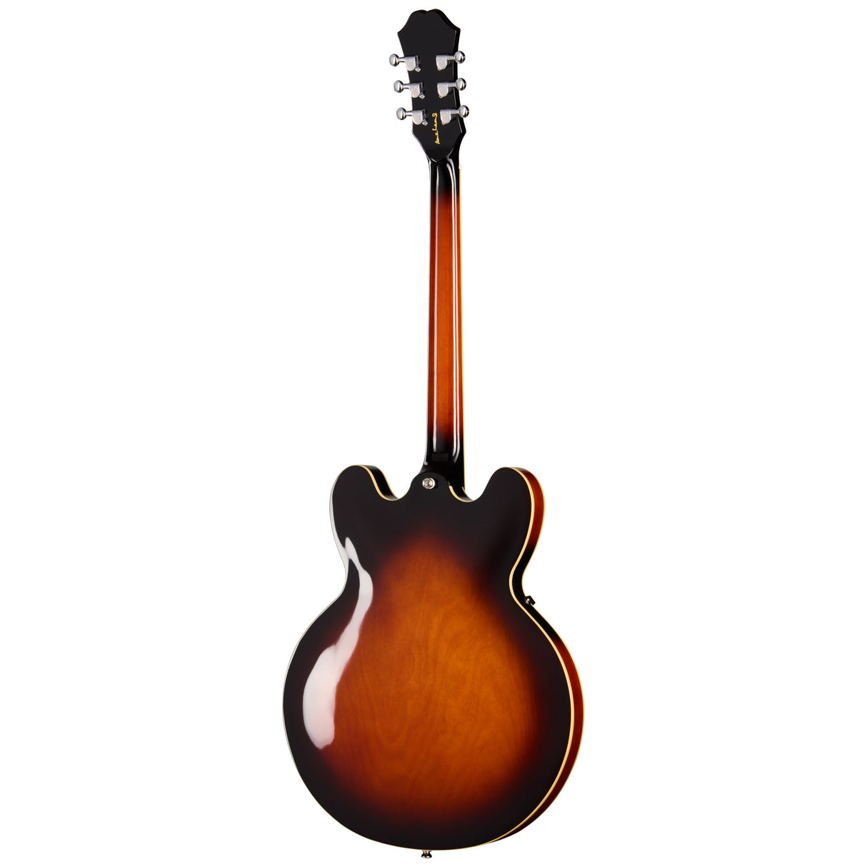 Epiphone Bonehead Riviera Semi-Hollow Left Handed Electric Guitar - Dark Tobacco Sunburst