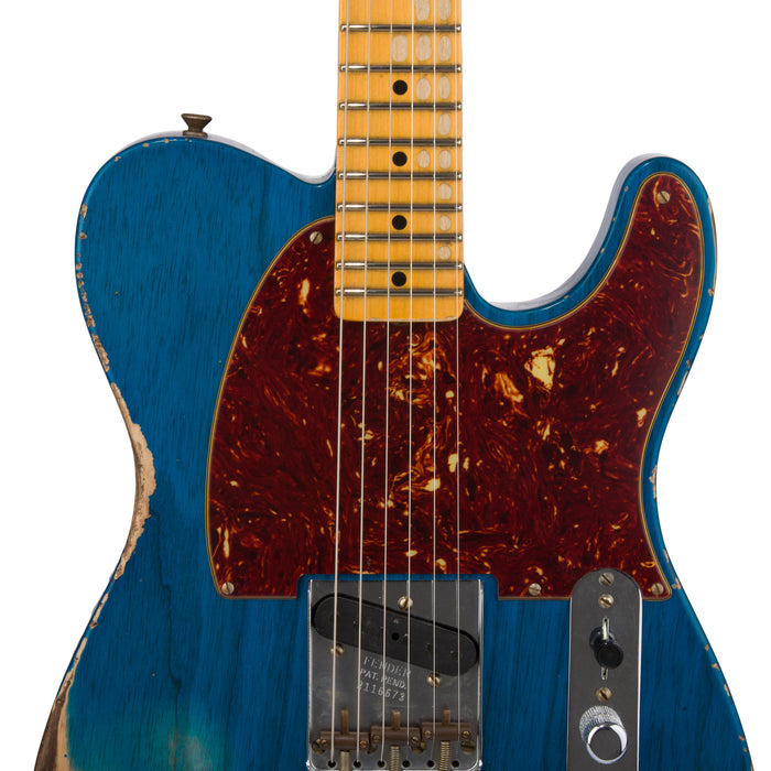 Fender Custom Shop 1950 Esquire Heavy Relic - Sapphire Blue Transparent - CHUCKSCLUSIVE - #R116673