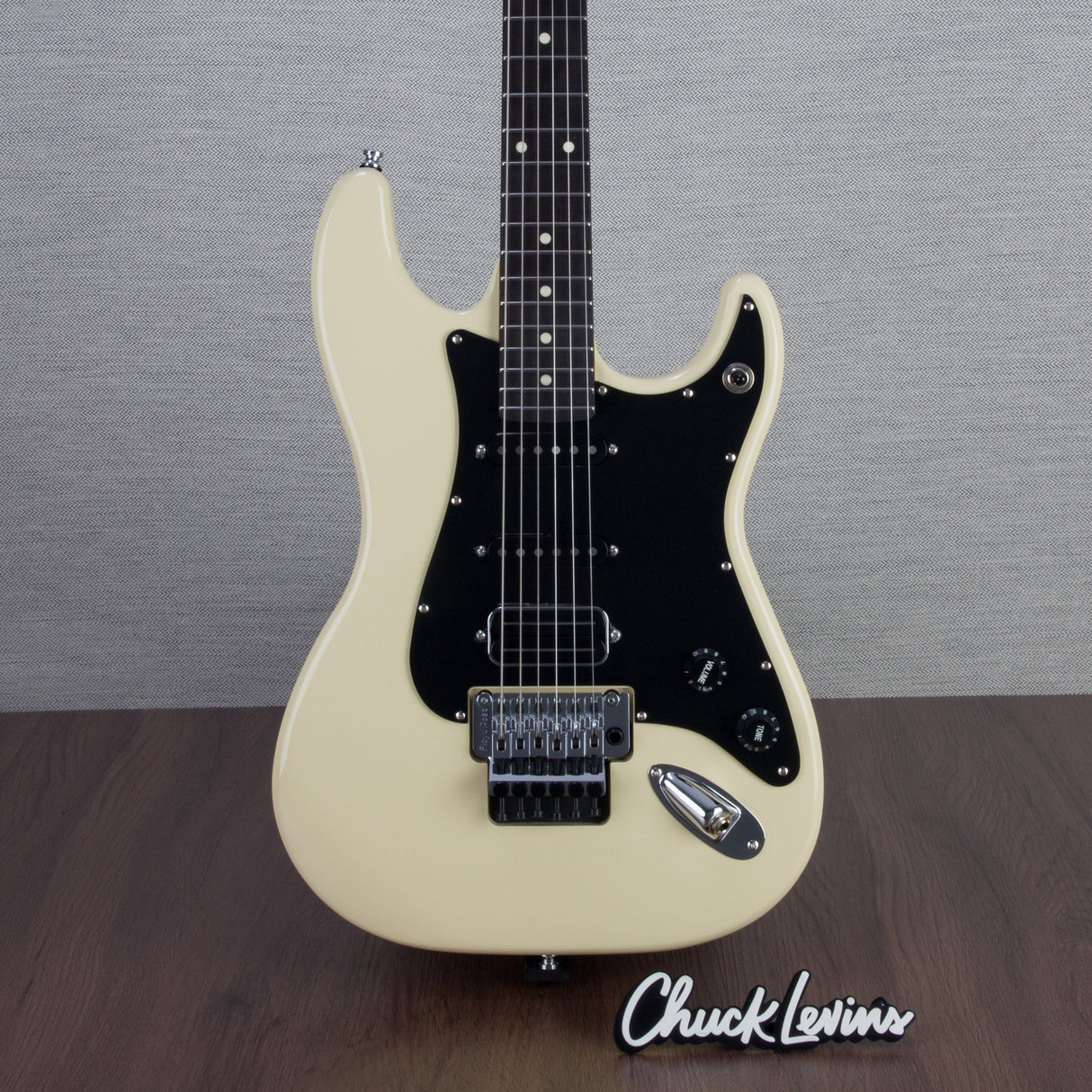 Lerxst Alex Lifeson Signature Electric Guitar with Floyd Rose - Limelight Cream - #24308413