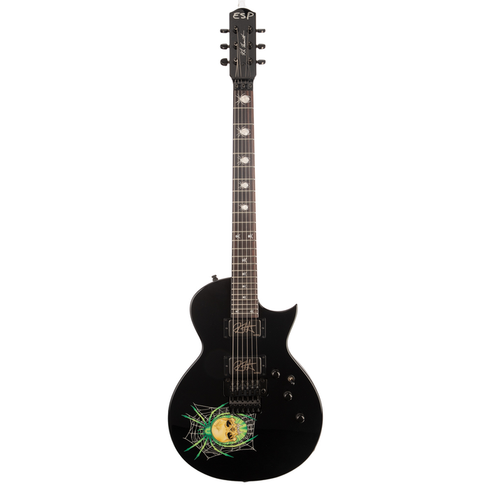 ESP 30th Anniversary KH-3 Spider Electric Guitar - Black With Spider Graphic - New