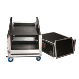 Gator Cases G-TOUR-GRC-1406 14U Top, 6U Bottom Audio Road Console Rack - New
