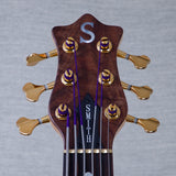 Ken Smith BT-6WTVE White Tiger 4A-Top Electric Bass Guitar - #6WTVE7081TP26