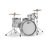 Gretsch Brooklyn 3 Piece Shell Pack With 20 Inch Bass Drum - Silver Sparkle GB-E403-012