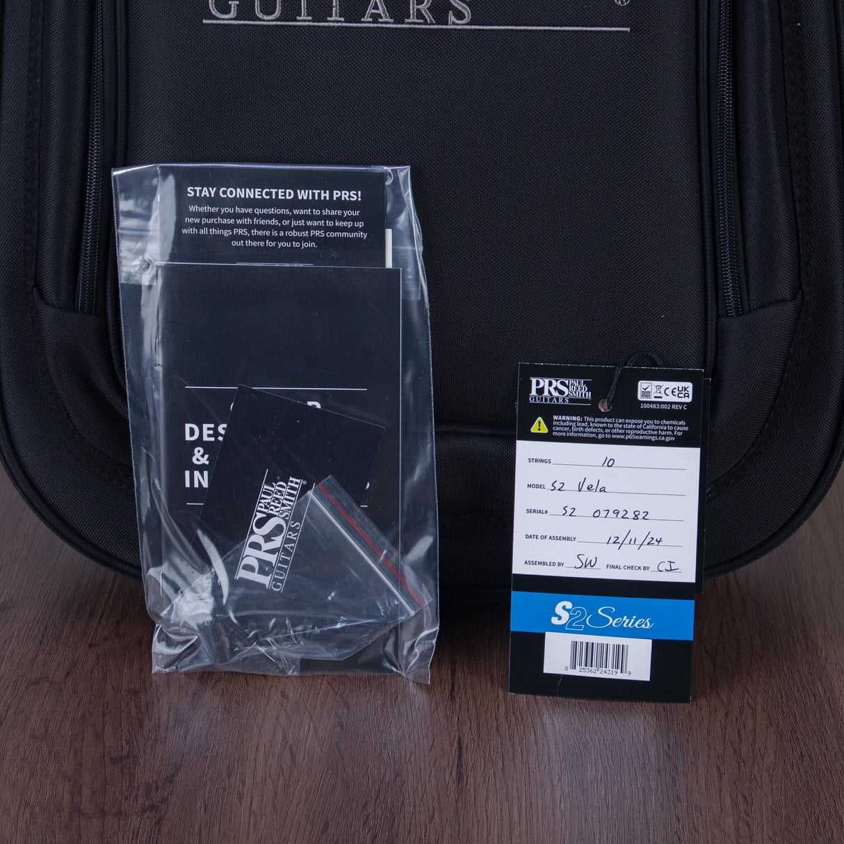 PRS S2 Vela Custom Color Electric Guitar - Space Blue - #24S2079282