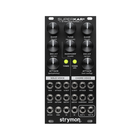 Strymon SuperKar+ 32-Voice Karplus Strong Synth Module