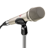 Neumann KMS 104 Cardioid Condenser Microphone W/ KMS Pouch and SG105 - Nickel