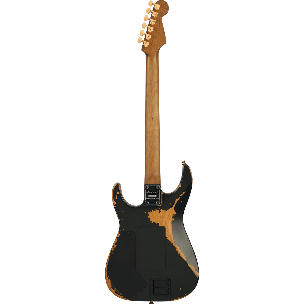 Jackson PC1-E Pro Series Signature Phil Collen Signature Guitar - Worn Black