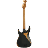 Jackson PC1-E Pro Series Signature Phil Collen Signature Guitar - Worn Black