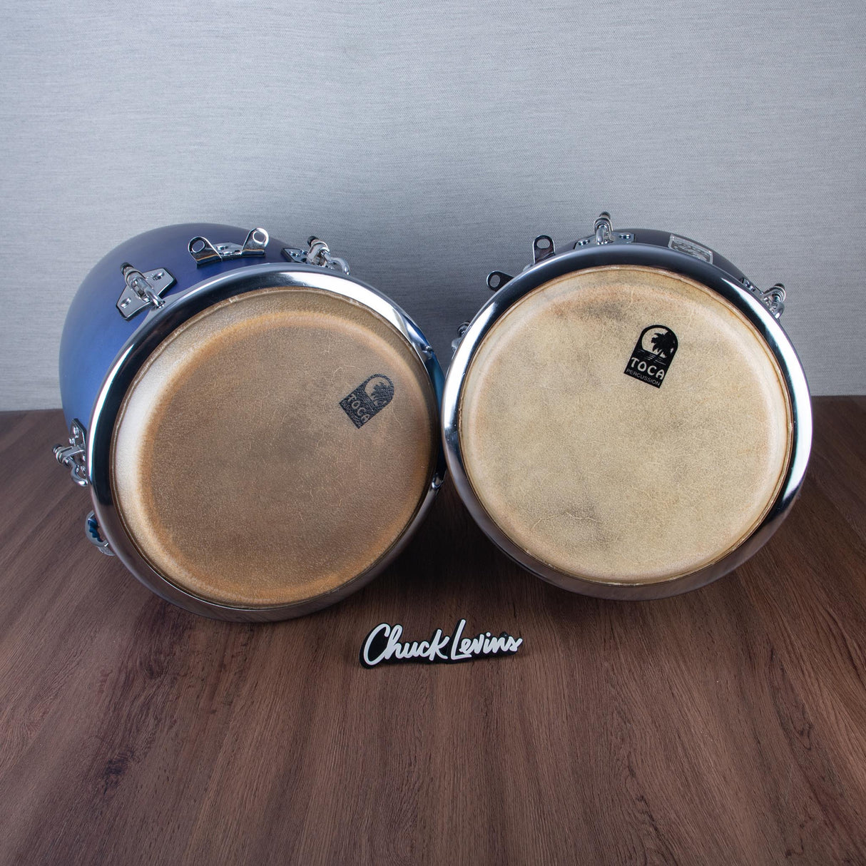 Toca Custom Deluxe Conga and Tumba - Matte Blue