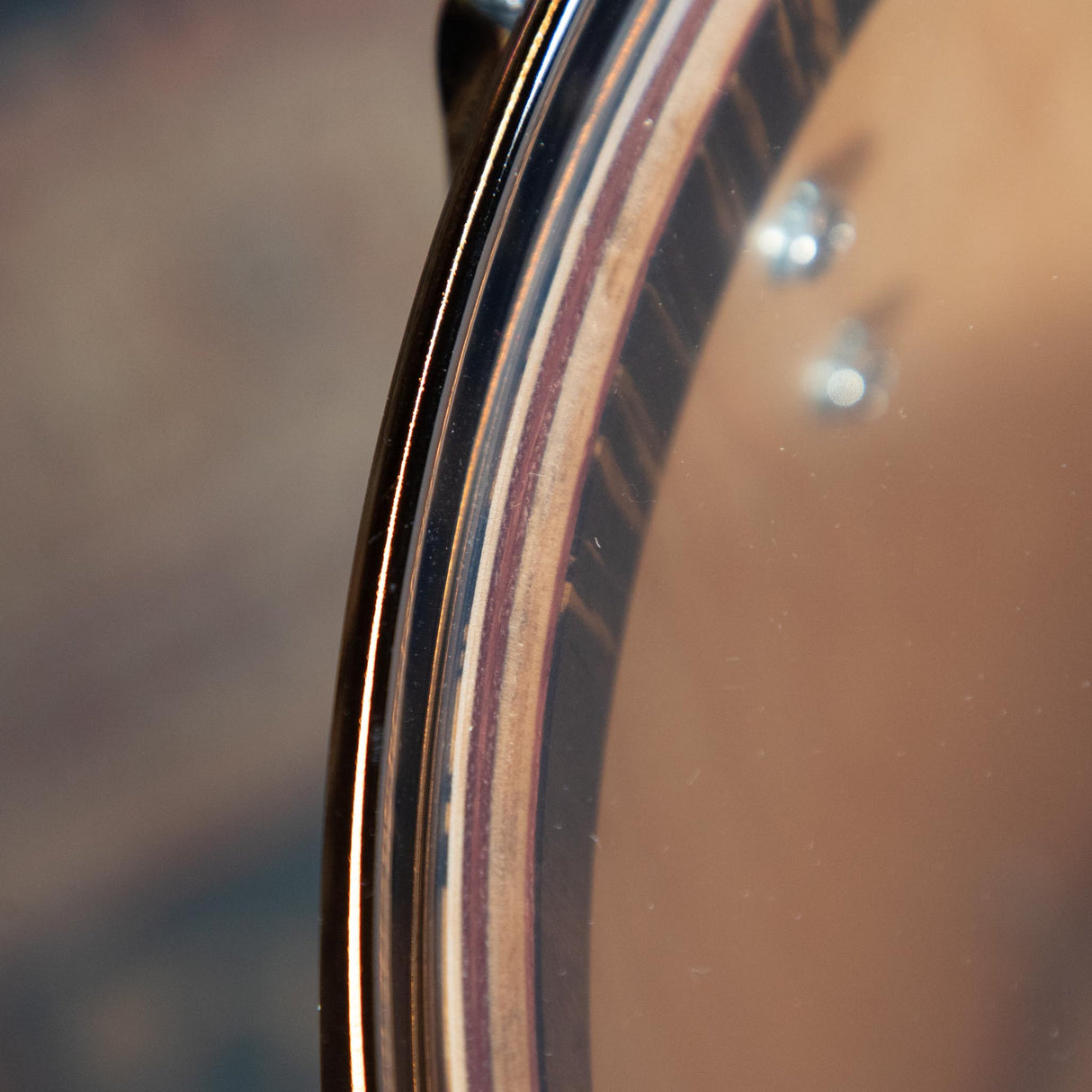 DW Collector's Series Exotic 5-Piece Shell Pack - Natural Lacquer over Royal Ebony Veneer