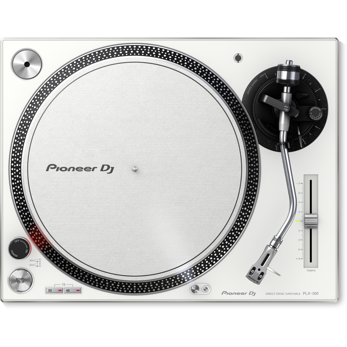 Pioneer PLX-500-W High-Torque, Direct Drive Turntable - White - New