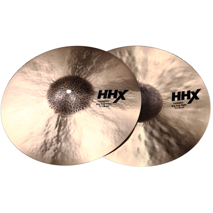 Sabian HHX Complex 15-Inch Medium-Big Cup Hi-Hat Cymbals