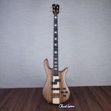 Spector Euro 4 LT Solid Korina Wings Electric Bass Guitar - Natural Satin - CHUCKSCLUSIVE - #NB23504