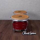 LP Generation II Bongos - Wine Red with Chrome Hardware