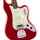 Fender Vintera III Early '60s Bass VI Electric Bass Guitar, Rosewood Fingerboard - Candy Apple Red