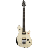 EVH Limited Edition Wolfgang Special Striped Series Guitar - Distressed Ivory