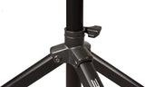 Ultimate Support TS-70B Aluminum Tripod Speaker Stand With Safe And Secure Locking Pin And 150 lb Load Capacity - Black