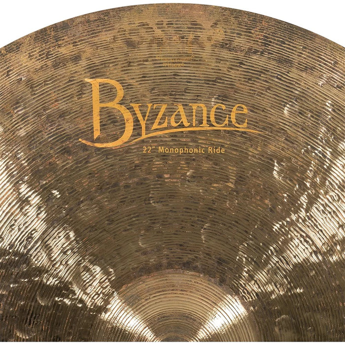 Meinl 22-Inch Byzance Jazz Monophonic Ride Cymbal
