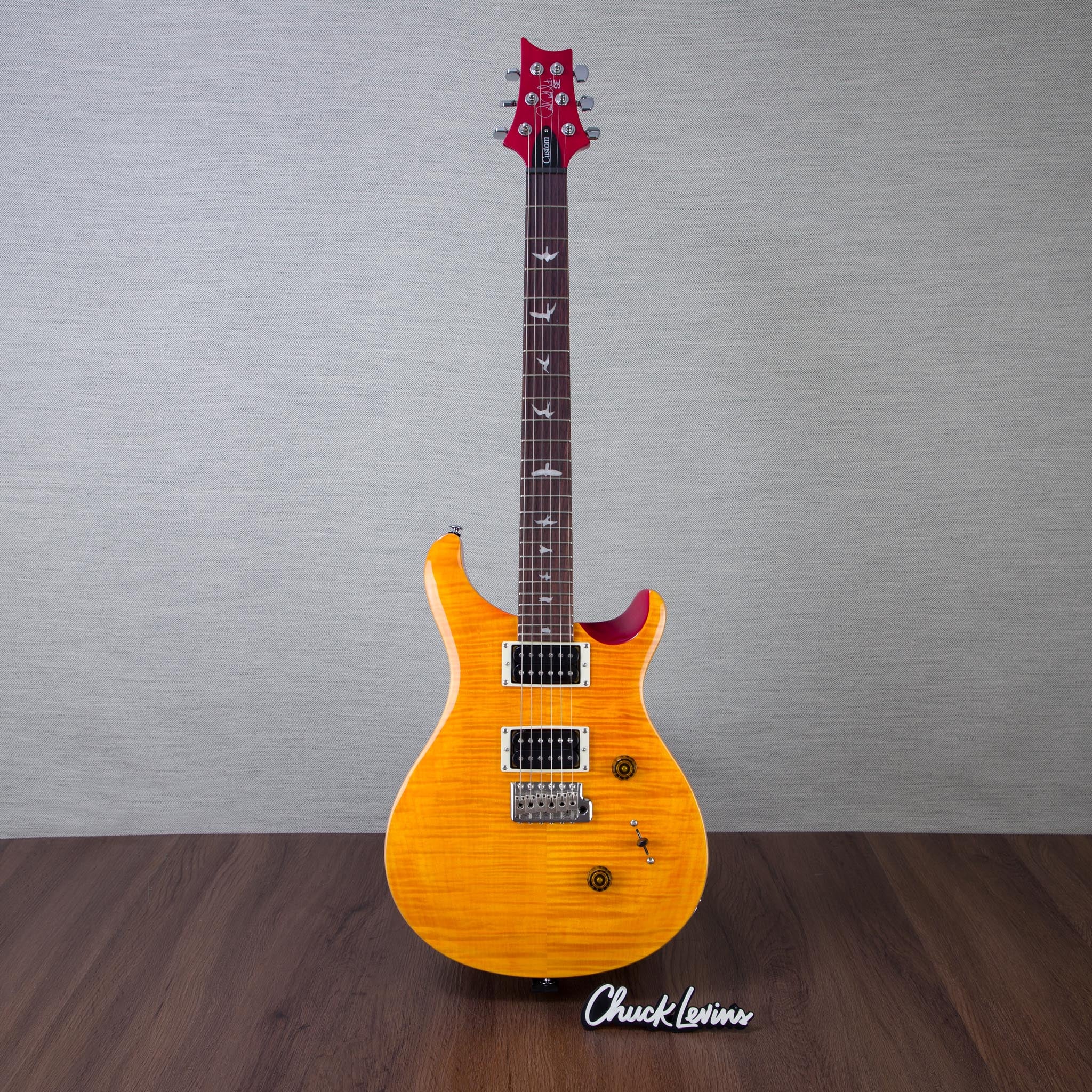 PRS SE Custom 24 Electric Guitar - Vintage Yellow – Chuck Levin's