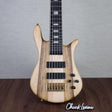 Spector Euro 6 LT Solid Korina Wings 6-String Electric Bass Guitar - Natural Satin - CHUCKSCLUSIVE - #NB23482