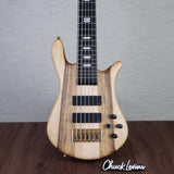 Spector Euro 6 LT Solid Korina Wings 6-String Electric Bass Guitar - Natural Satin - CHUCKSCLUSIVE - #NB23482