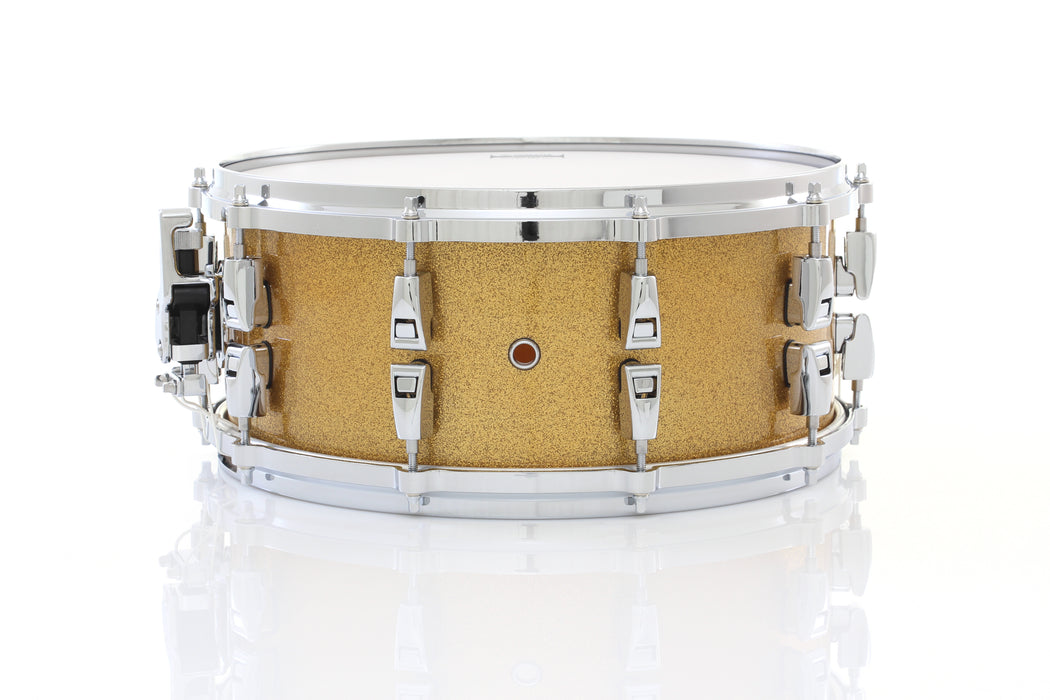 Yamaha 14" x 6" Absolute Hybrid Maple Snare Drum - Gold Champagne Sparkle - New,Gold Champagne Sparkle