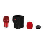sE Electronics V7 MC2 Supercardioid Dynamic Microphone Capsule for Sennheiser Wireless Handheld Transmitters with MP03 Pouch - Red