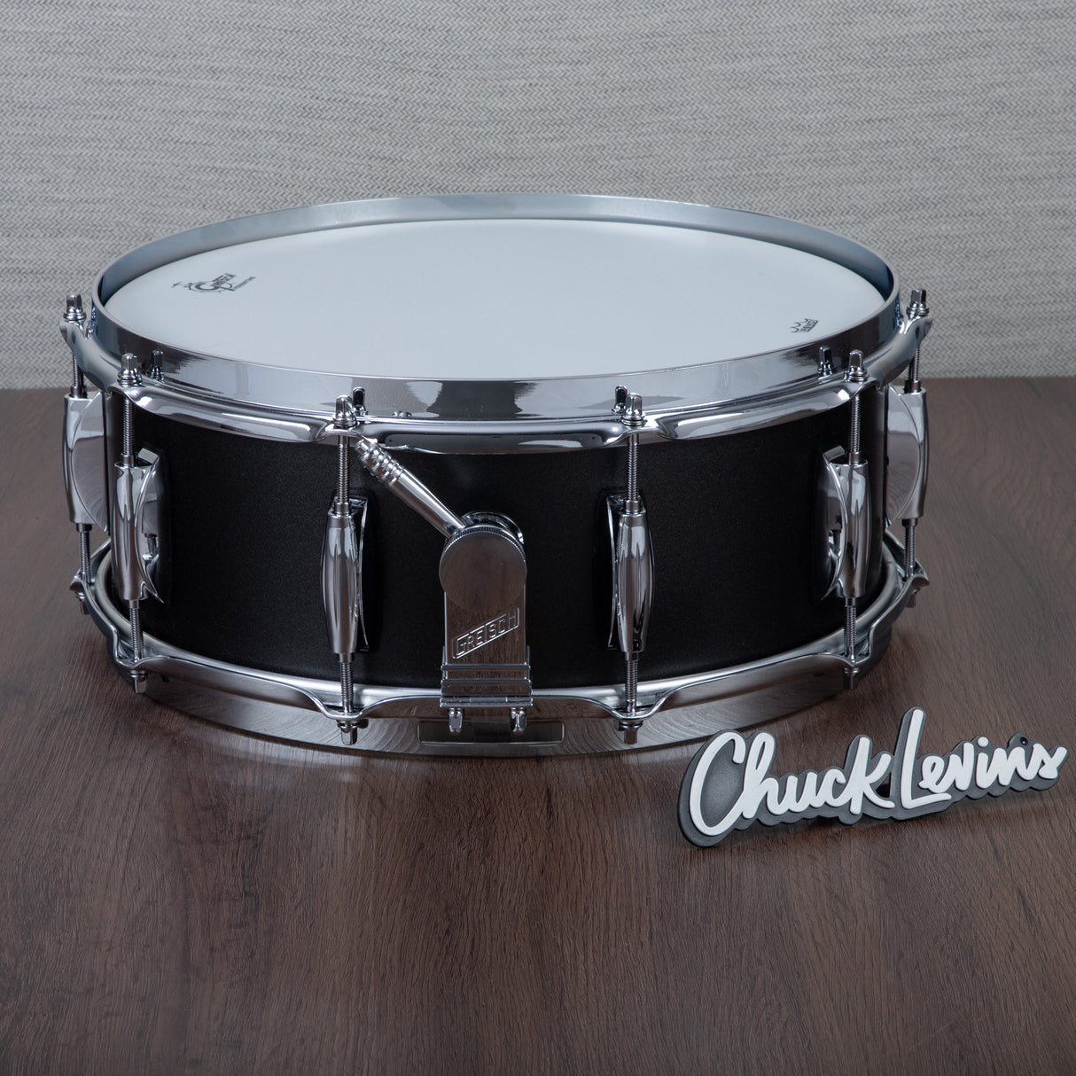 Gretsch 5.5 x 14-Inch Brooklyn Snare Drum - Satin Black Metallic