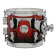 PDP 8 x 7-Inch Concept Maple Mounted Tom Drum - Red to Black Fade