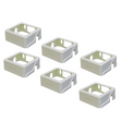 JMAZ Lighting JZ1054 MAD PAR COVER W 6PK Cover for MAD PAR - White 6-Pack
