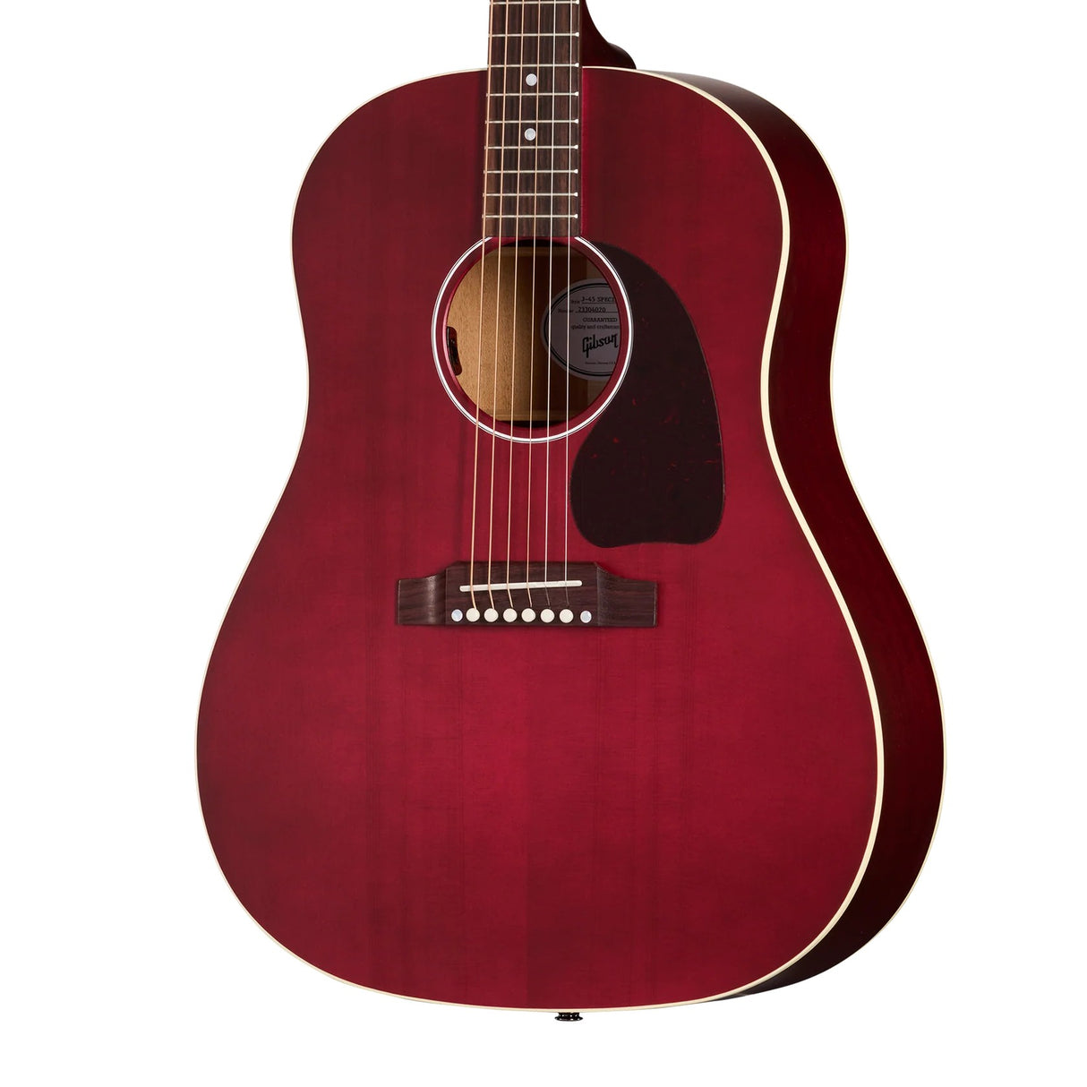 Gibson J-45 Special Acoustic Electric Guitar - Satin WIne Red