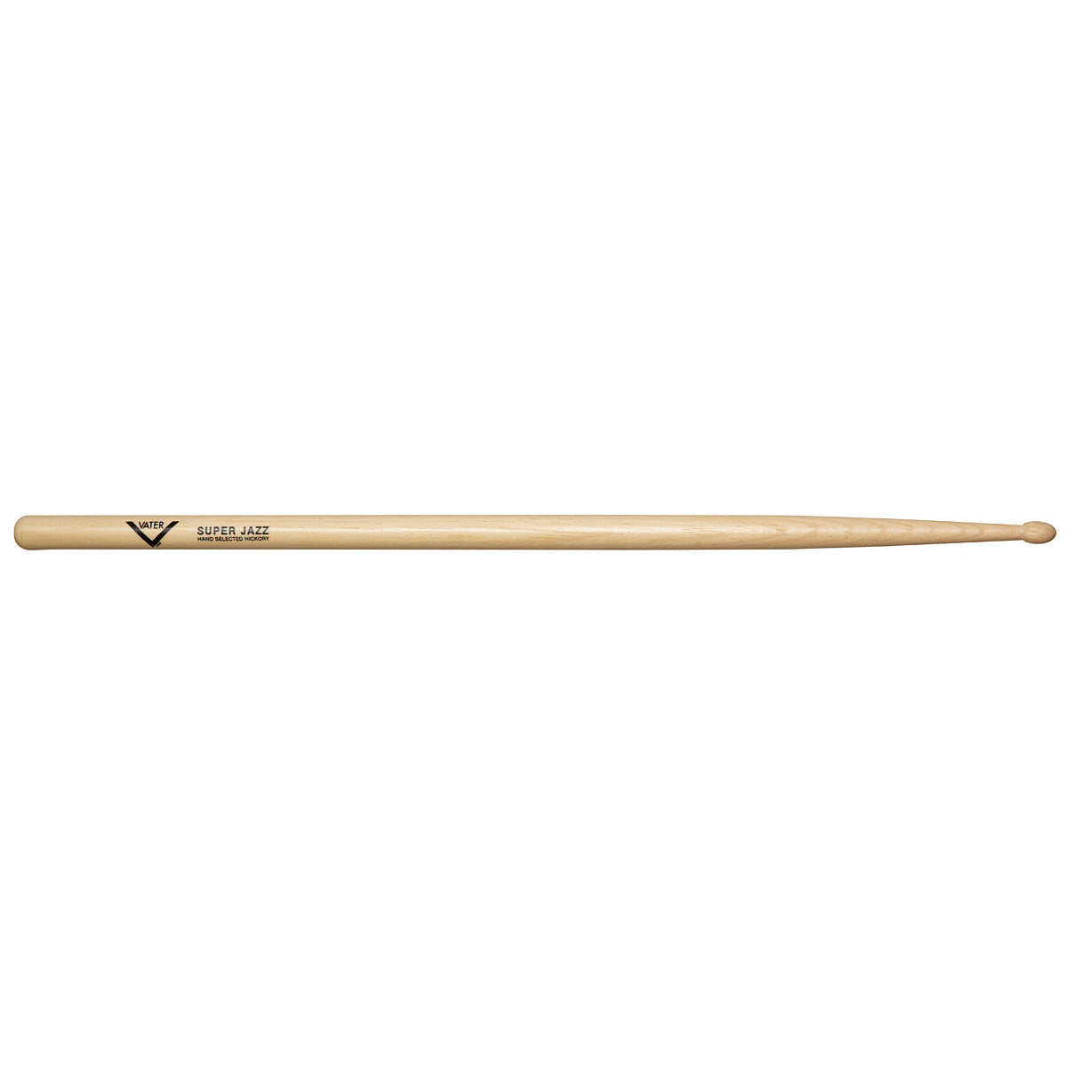 Vater American Hickory Drumsticks - Super Jazz - Wood Tip