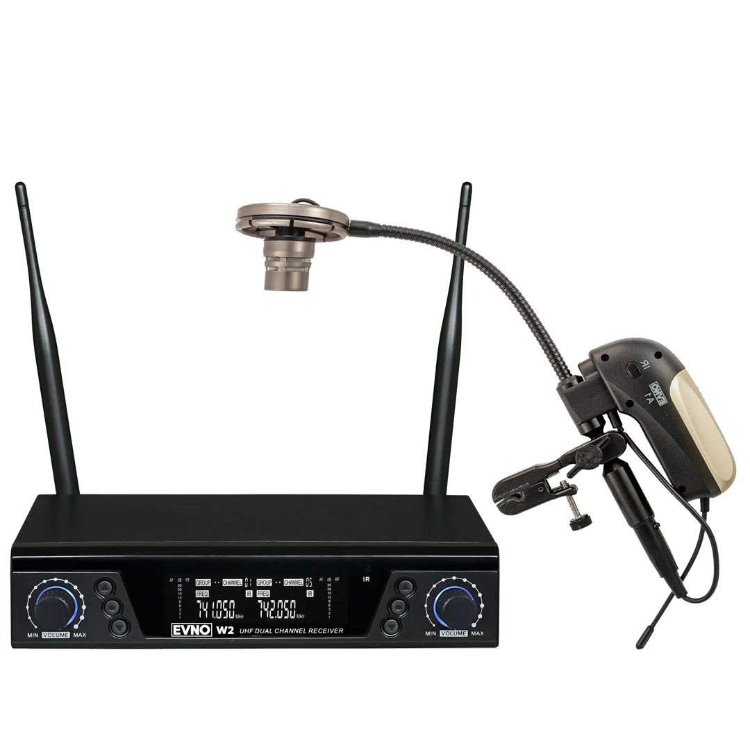 Evno SX-W2 Dual Wireless Saxophone Microphone System
