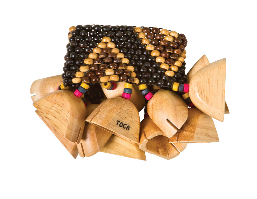 Toca Percussion Wooden Rattle for Ankle or Wrist