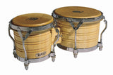 LP LP201A-3 Generation III Wood Bongos /Chrome