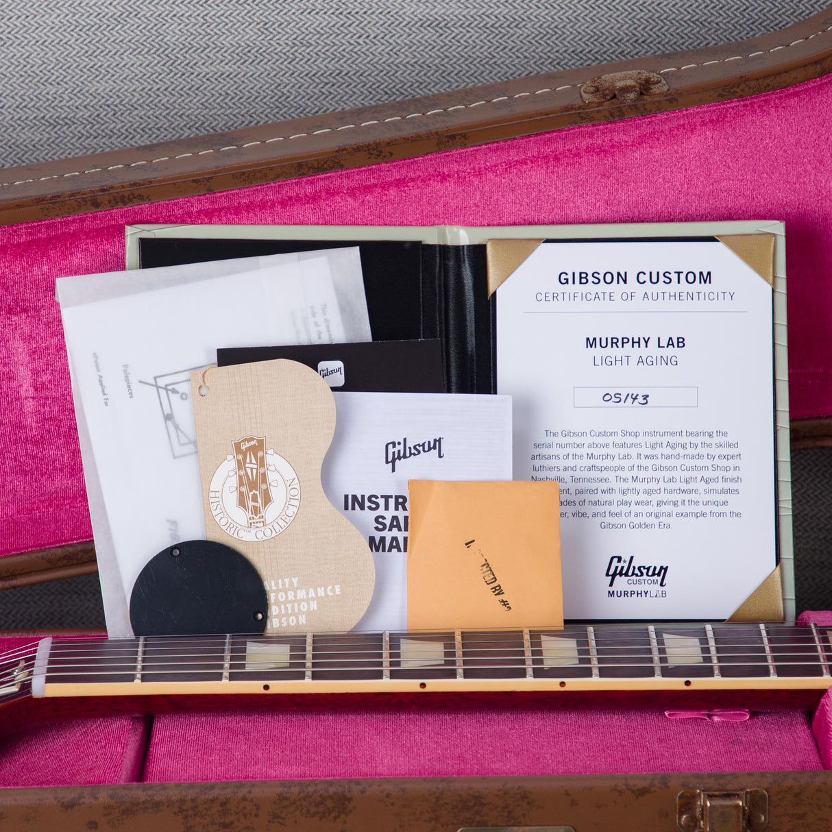 Gibson Custom Shop Murphy Lab 1960 Les Paul Standard V2 Bigsby BOTB Page 138 Light Aged Electric Guitar - #05143